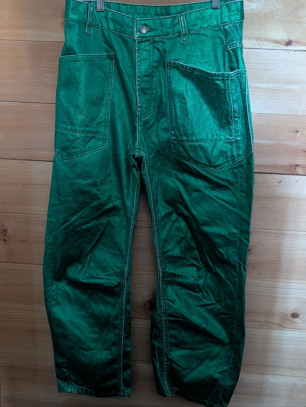 SAMPLE We The Free Minimalist Moxie ..Size 26, Metallic Green
